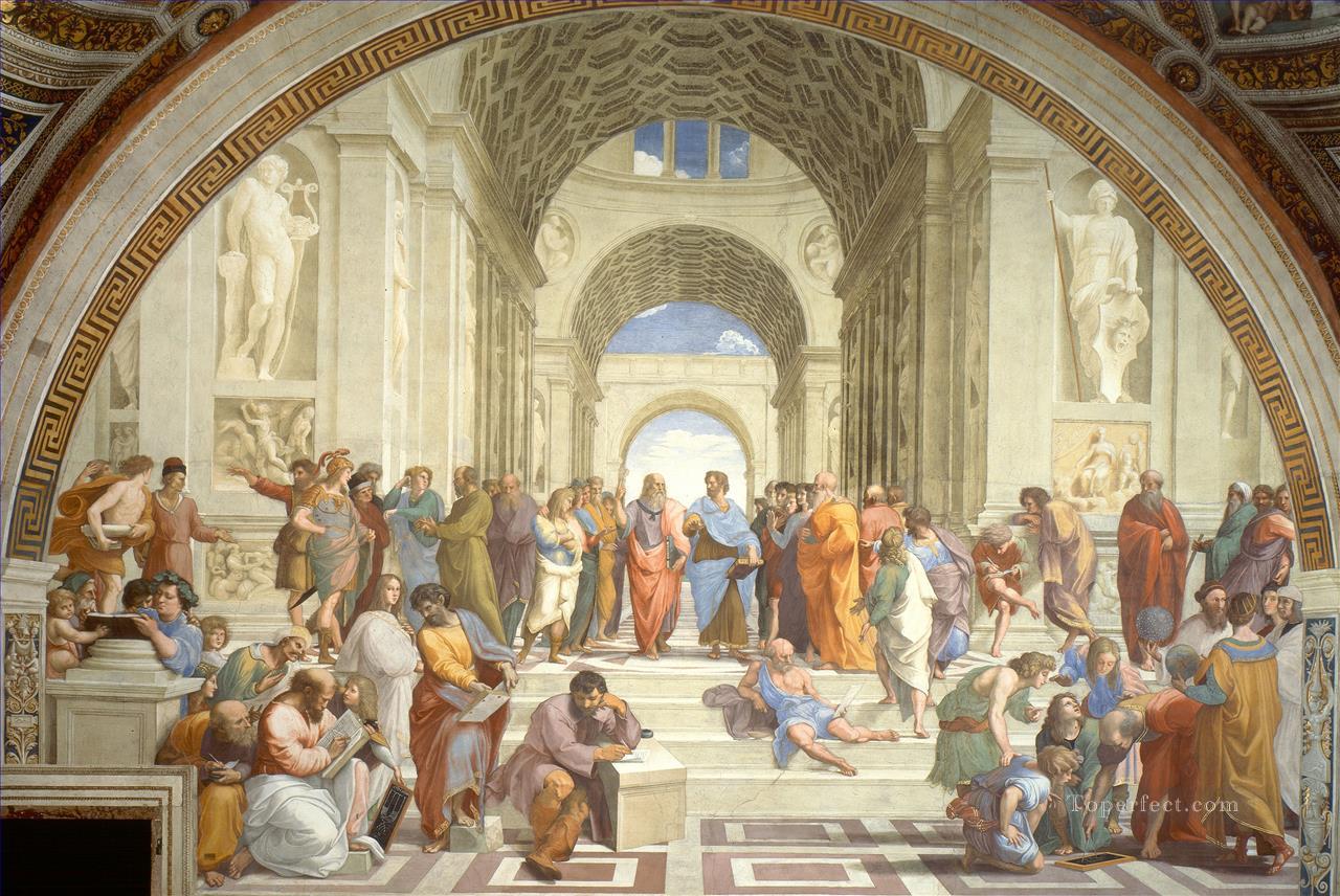 The School of Athens Renaissance master Raphael Oil Paintings